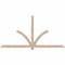 Ekena Millwork Redmond Smooth Timber Gable Bracket, Douglas Fir, 96"W x 48"H x 3 1/2"D x 3 1/2"F, 12/12 Pitch GBW096X48X0404RED00SDF - alternate 1